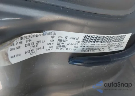 2005 Jeep Grand Cherokee Laredo z USA, uszkodzony, nr VIN 1J4HR48N25C502458